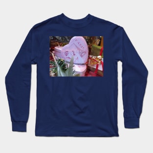 Paris Valentine's Day Candy Heart Long Sleeve T-Shirt